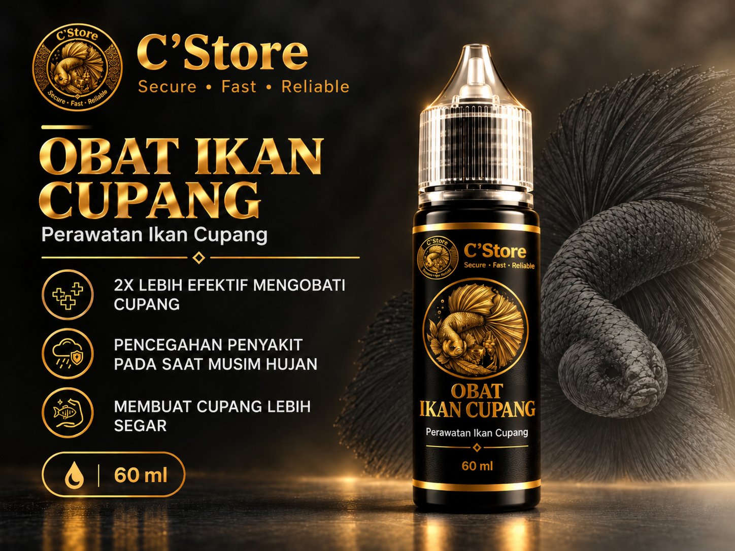Obat perawatan cupang